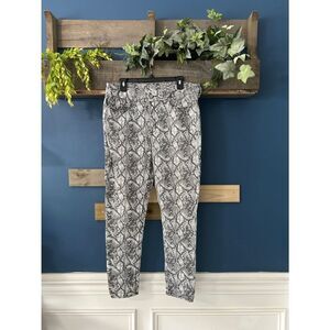Seven7 Gray Snake-Print Skinny Jeans Size 14 NWOT
